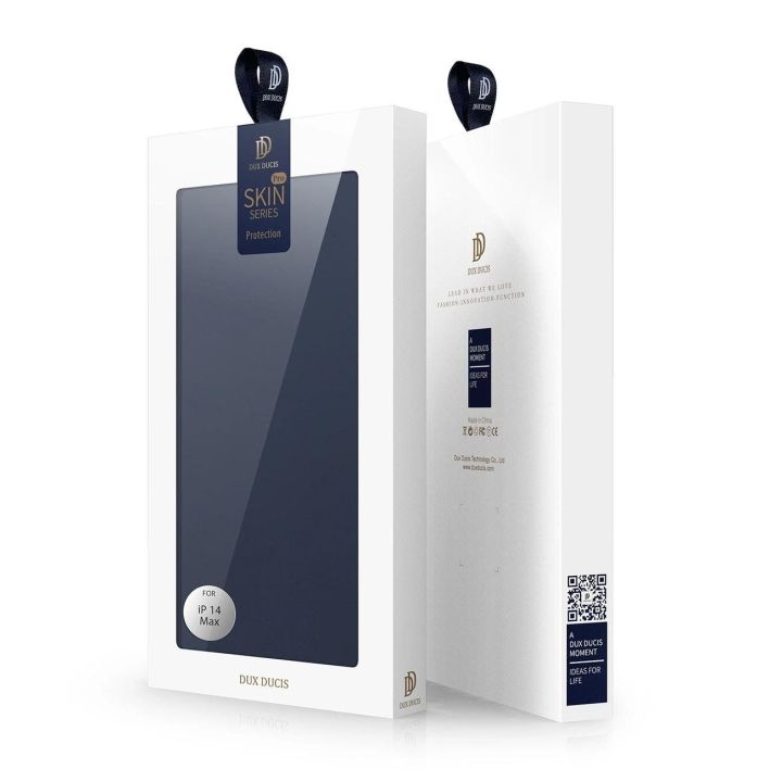 Skin Pro dėklas su atlenkiamuoju dangteliu iPhone 14 Plus , mėlynas