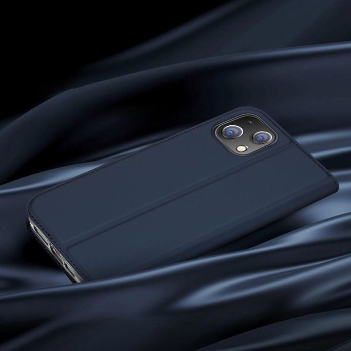 Skin Pro dėklas su atlenkiamuoju dangteliu iPhone 14 Plus , mėlynas