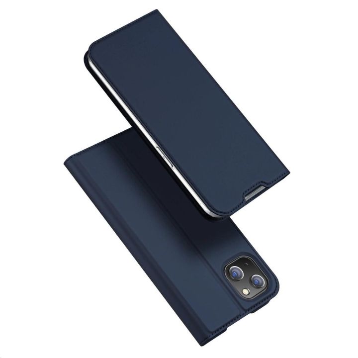 Skin Pro dėklas su atlenkiamuoju dangteliu iPhone 14 Plus , mėlynas