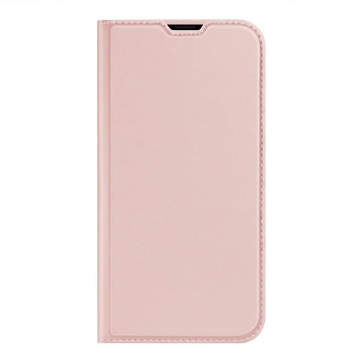 Skin Pro dėklas su atlenkiamuoju dangteliu iPhone 14 Plus rožinės spalvos