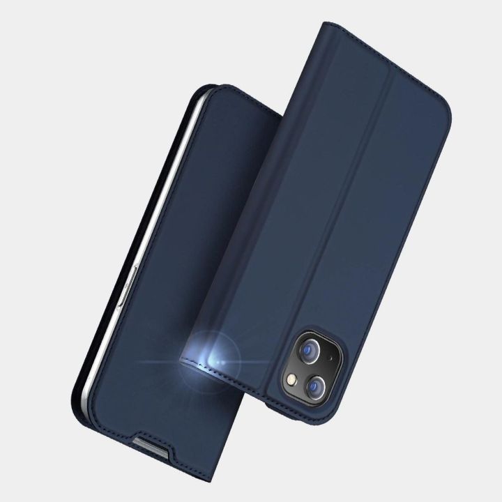 Skin Pro dėklas su atlenkiamuoju dangteliu iPhone 14 Plus rožinės spalvos