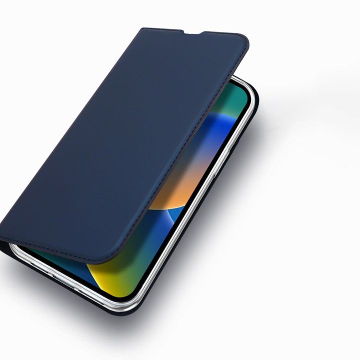 Skin Pro dėklas su atlenkiamuoju dangteliu iPhone 14 Plus auksinis
