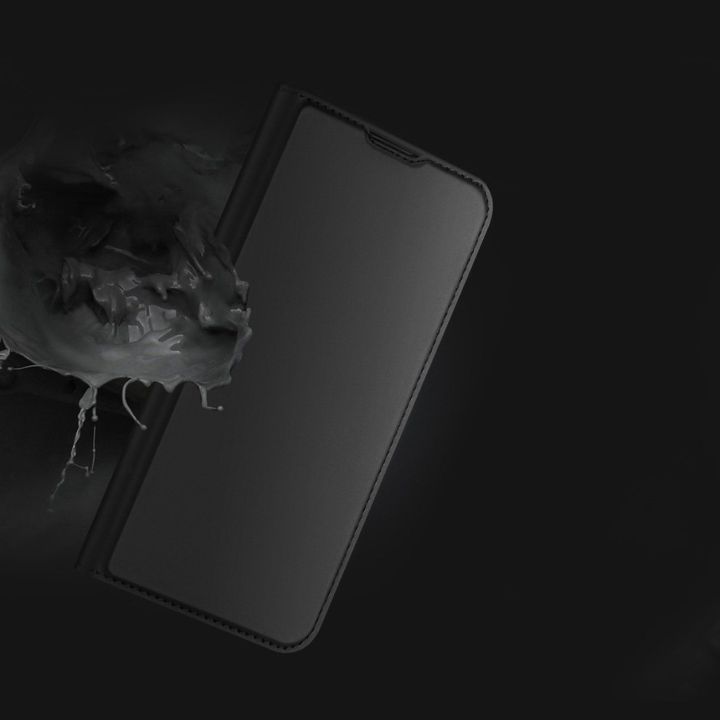 Skin Pro dėklas su atlenkiamuoju dangteliu iPhone 14 Pro Max auksinis