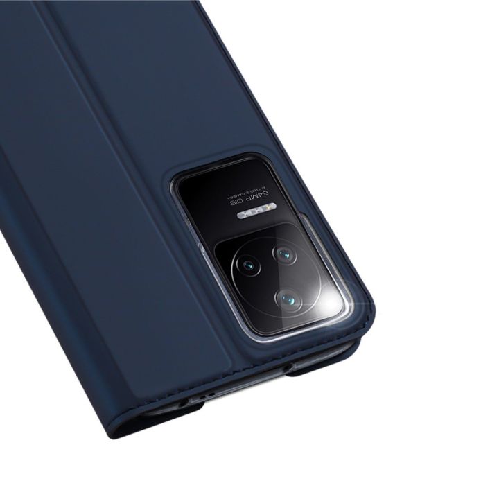 Skin Pro dėklas su atlenkiamuoju dangteliu Xiaomi Poco F4 5G blue