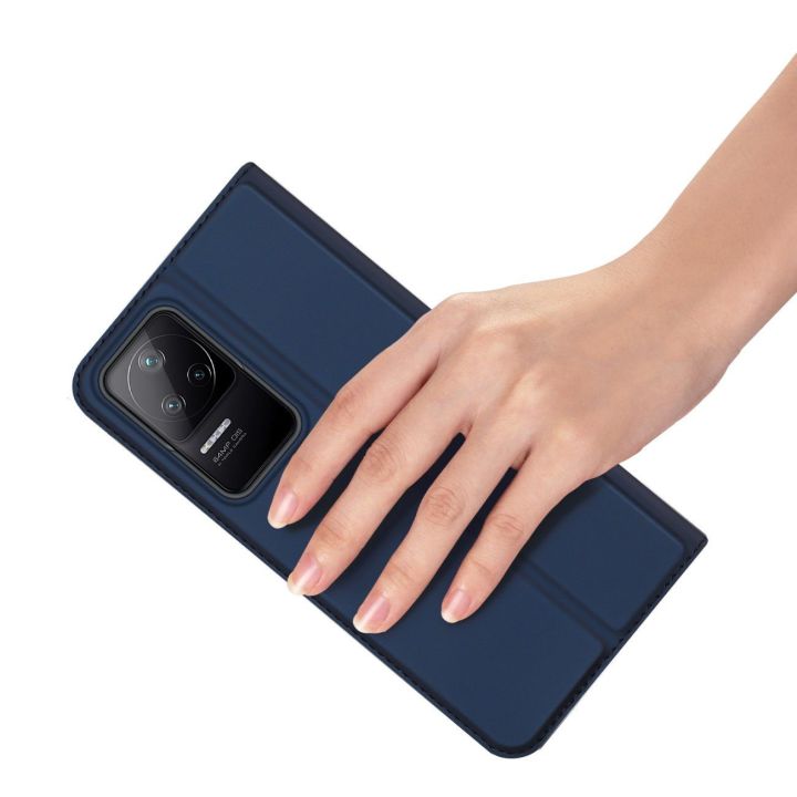 Skin Pro dėklas su atlenkiamuoju dangteliu Xiaomi Poco F4 5G blue
