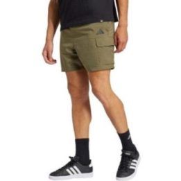 Vyriški kargo šortai adidas Essentials, alyvuogių