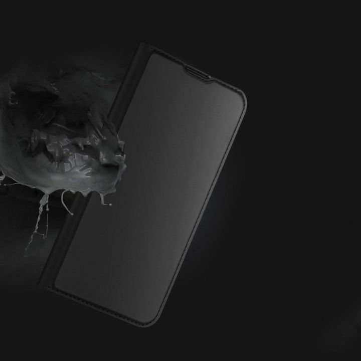 Skin Pro dėklas su atverčiamu dangteliu Xiaomi Poco F4 5G rožinės spalvos