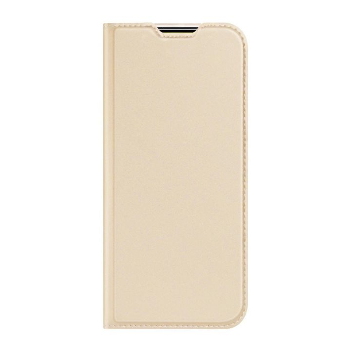 Skin Pro dėklas su atlenkiamuoju dangteliu Xiaomi Poco F4 5G auksinis