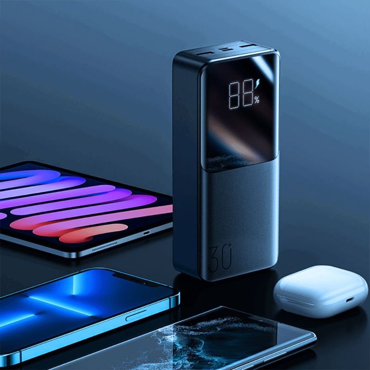 maitinimo bankas JR-QP193 30000mAh 22,5W PD QC3.0 AFC - juodas
