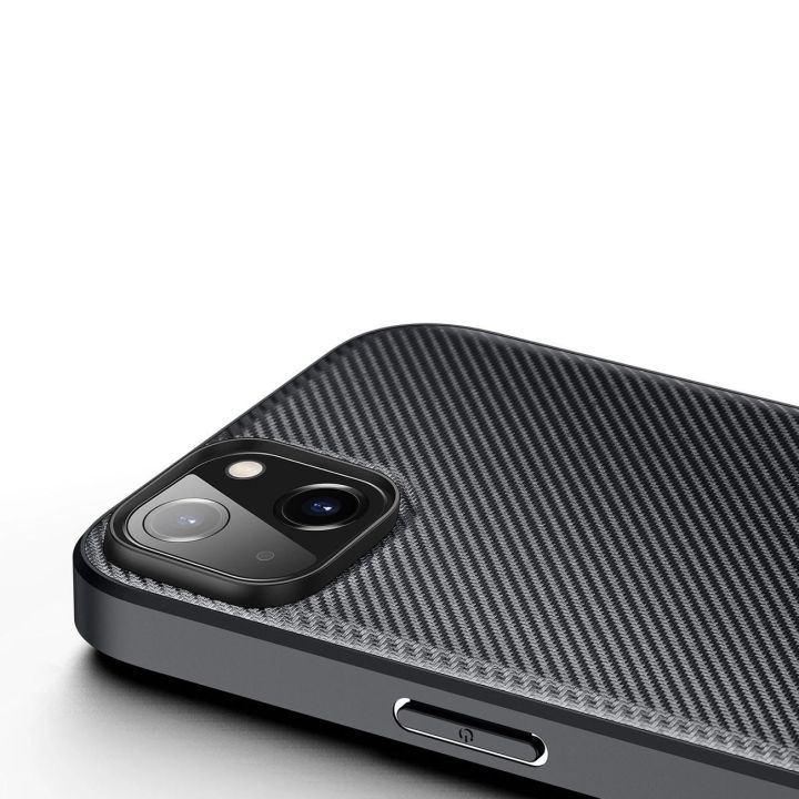 Fino dėklas su nailono danga iPhone 14 Plus , juodas