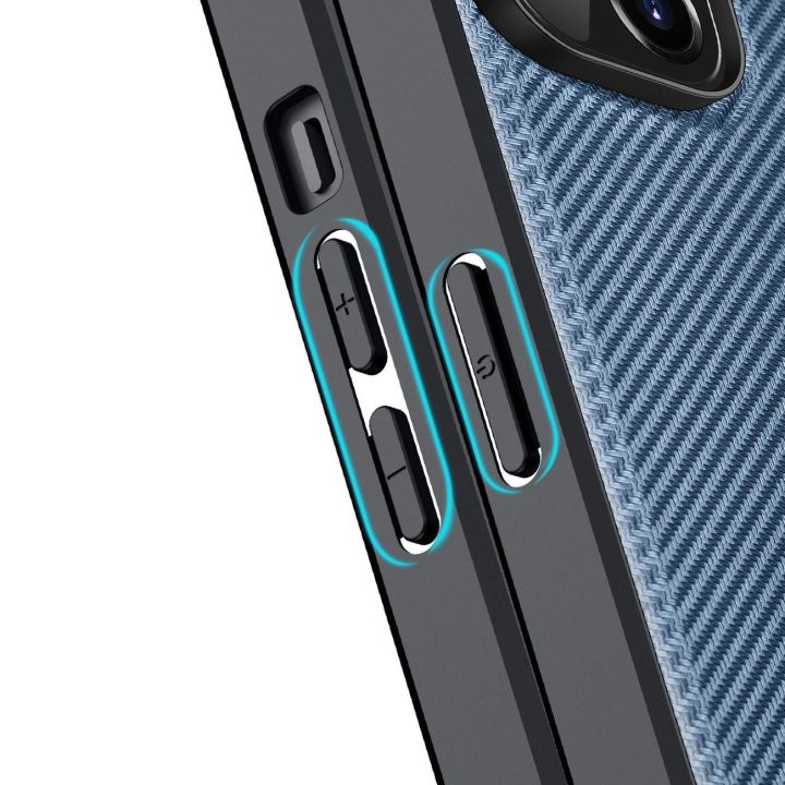 Fino dėklas iš nailono iPhone 14 Plus , mėlynas