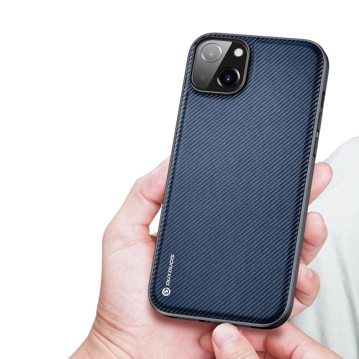 Fino dėklas iš nailono iPhone 14 Plus , mėlynas