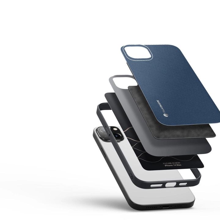 Fino dėklas iš nailono iPhone 14 Plus , mėlynas