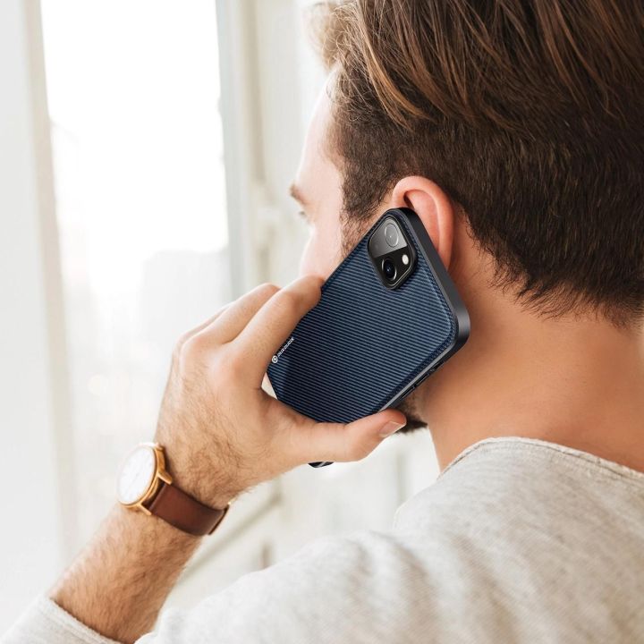 Fino dėklas iš nailono iPhone 14 Plus , mėlynas