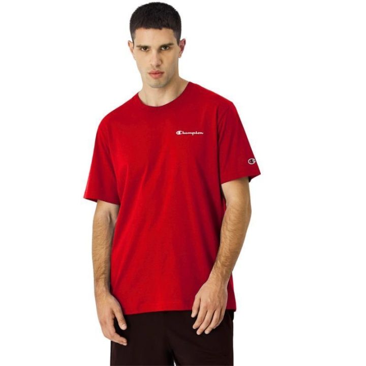 Vyriški medvilniniai marškinėliai Champion SS Tee, raudoni