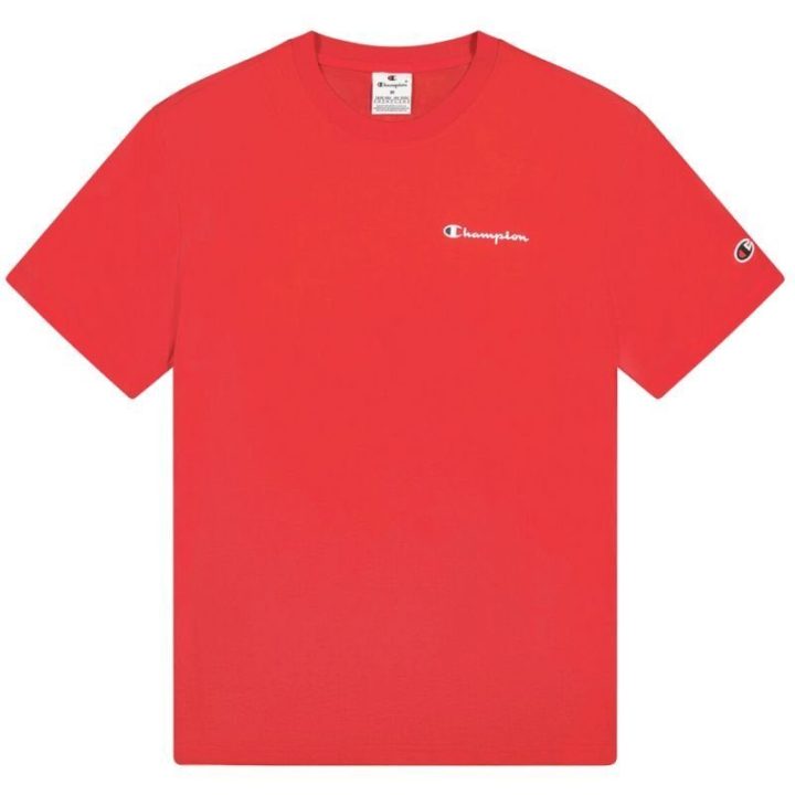 Vyriški medvilniniai marškinėliai Champion SS Tee, raudoni