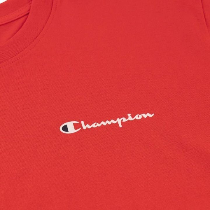 Vyriški medvilniniai marškinėliai Champion SS Tee, raudoni