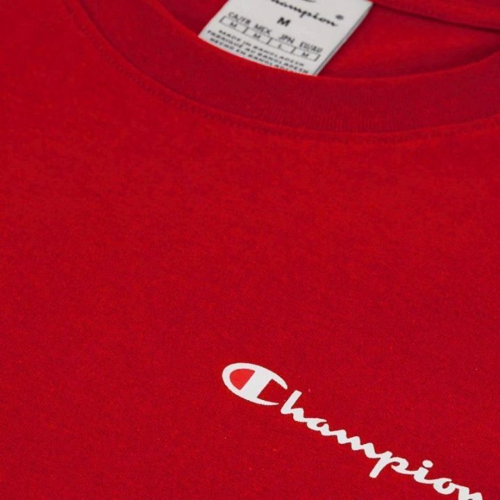 Vyriški medvilniniai marškinėliai Champion SS Tee, raudoni