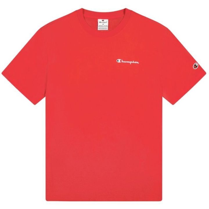 Vyriški medvilniniai marškinėliai Champion SS Tee, raudoni