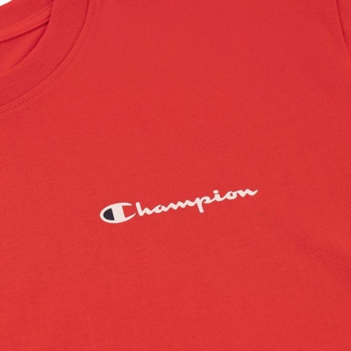 Vyriški medvilniniai marškinėliai Champion SS Tee, raudoni