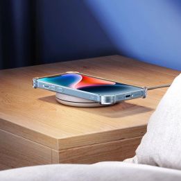gelinis dėklas su sustiprintais kampais Bright Cushion apsauginis dėklas iPhone 14 Plus , skaidrus (LP602)