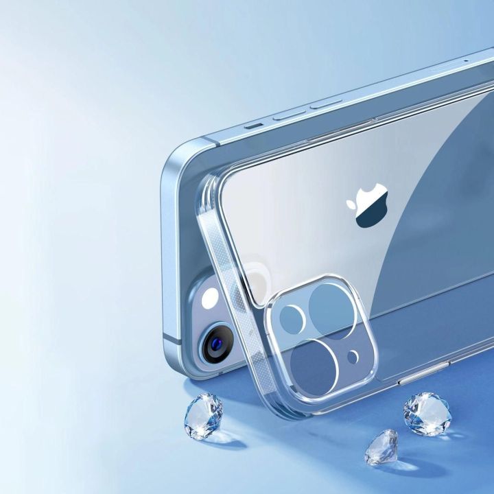 dėklas su geliniu rėmeliu Classy Clear Enhanced apsauginis dėklas iPhone 14 Plus , skaidrus (LP618)