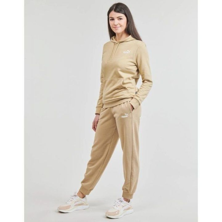 Moteriškas medvilninis džemperis su gobtuvu Puma Ess+ Embroidery