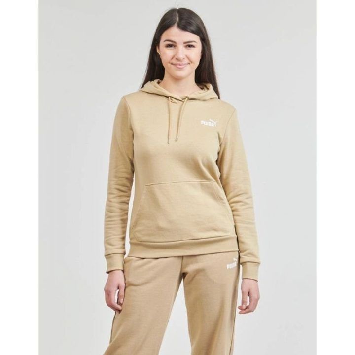 Moteriškas medvilninis džemperis su gobtuvu Puma Ess+ Embroidery