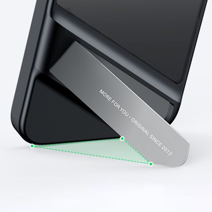 LP634 Kickstand apsauginis dėklas standus dėklas su geliniu rėmeliu ir integruotu stovu, skirtas iPhone 14 Plus (90925)