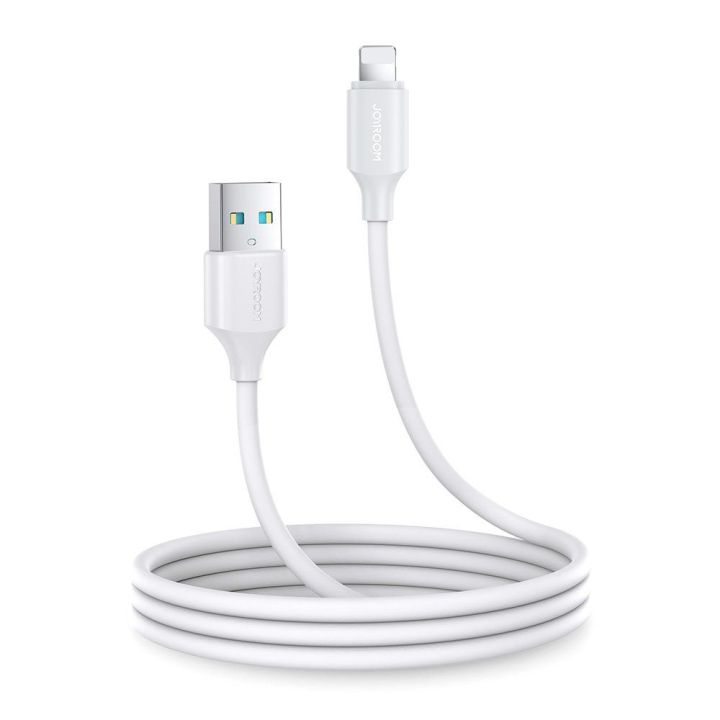 įkrovimo / duomenų perdavimo kabelis USB - Lightning 2.4A 1 m, baltas (S-UL012A9)