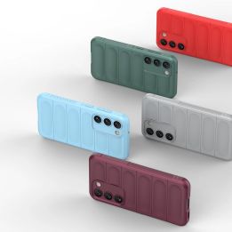 Samsung Galaxy S23+, lankstus, šarvuotas dangtelis, juodas