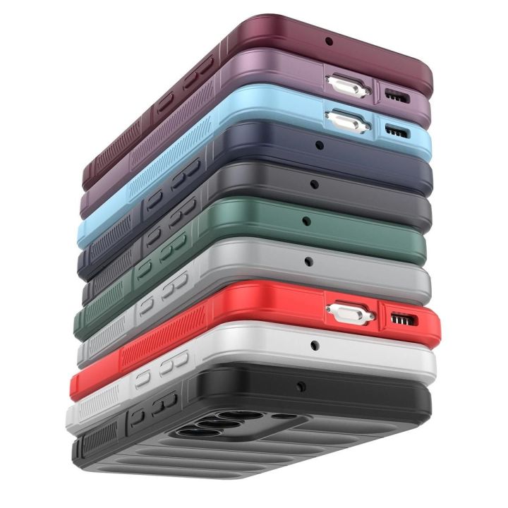Magic Shield Case Samsung Galaxy S23+, lankstus, šarvuotas dangtelis, mėlynas