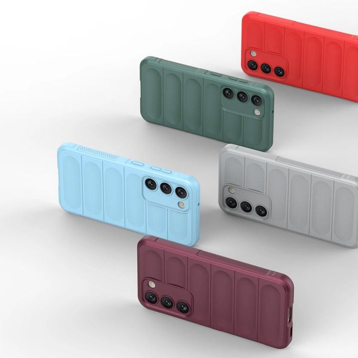 Magic Shield Case Samsung Galaxy S23+, lankstus, šarvuotas dangtelis, mėlynas