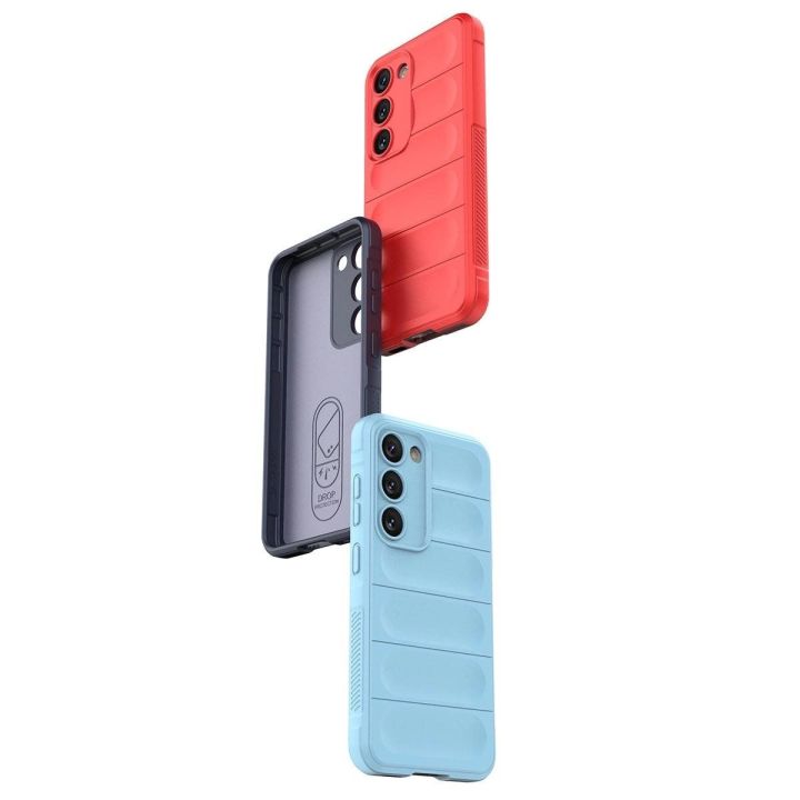 Magic Shield Case Samsung Galaxy S23+, lankstus, šarvuotas dangtelis, mėlynas