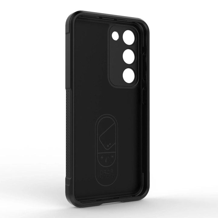 Magic Shield Case Samsung Galaxy S23+, lankstus, šarvuotas dangtelis, mėlynas