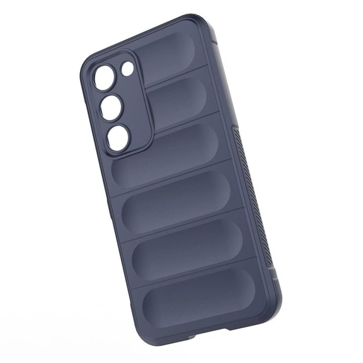 Magic Shield Case Samsung Galaxy S23+, lankstus, šarvuotas dangtelis, mėlynas