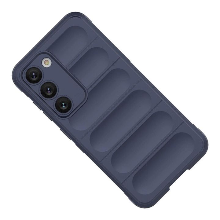 Magic Shield Case Samsung Galaxy S23+, lankstus, šarvuotas dangtelis, mėlynas