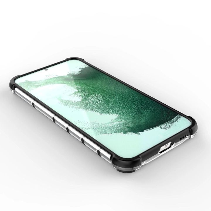 Honeycomb dėklas Samsung Galaxy S23+ šarvuotas hibridinis dėklas mėlynas