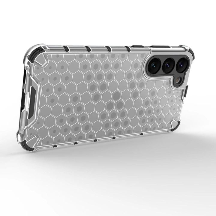 Honeycomb dėklas Samsung Galaxy S23+ šarvuotas hibridinis dėklas mėlynas