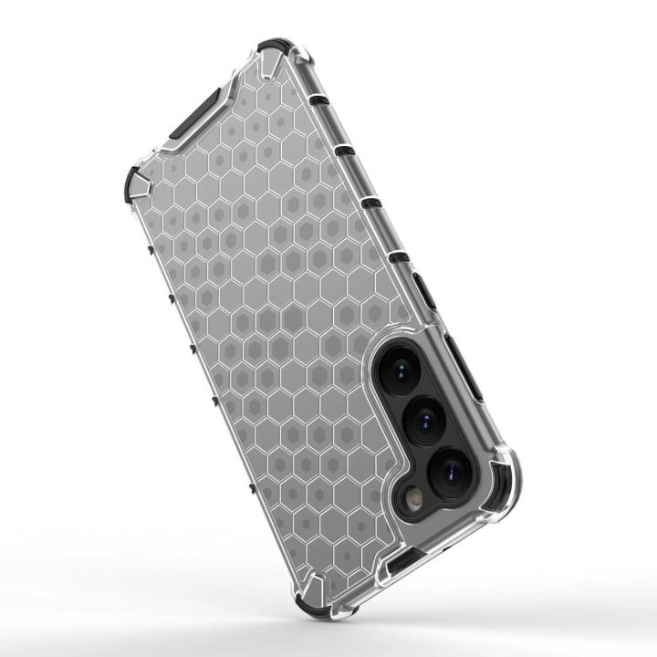 Honeycomb dėklas Samsung Galaxy S23+ šarvuotas hibridinis dėklas mėlynas