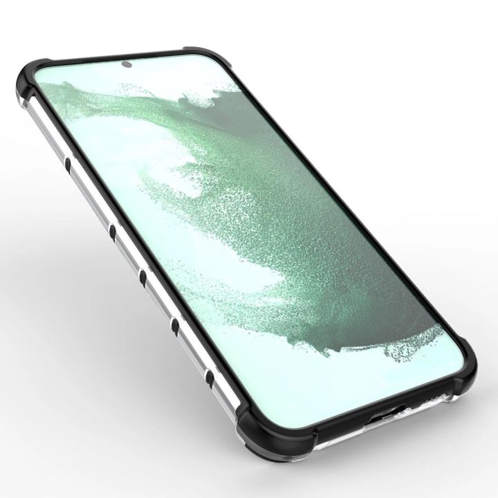 Honeycomb dėklas Samsung Galaxy S23+ šarvuotas hibridinis dėklas skaidrus
