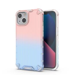 Ombre Protect Case iPhone 13 šarvuotas dėklas rožinės ir mėlynos spalvos