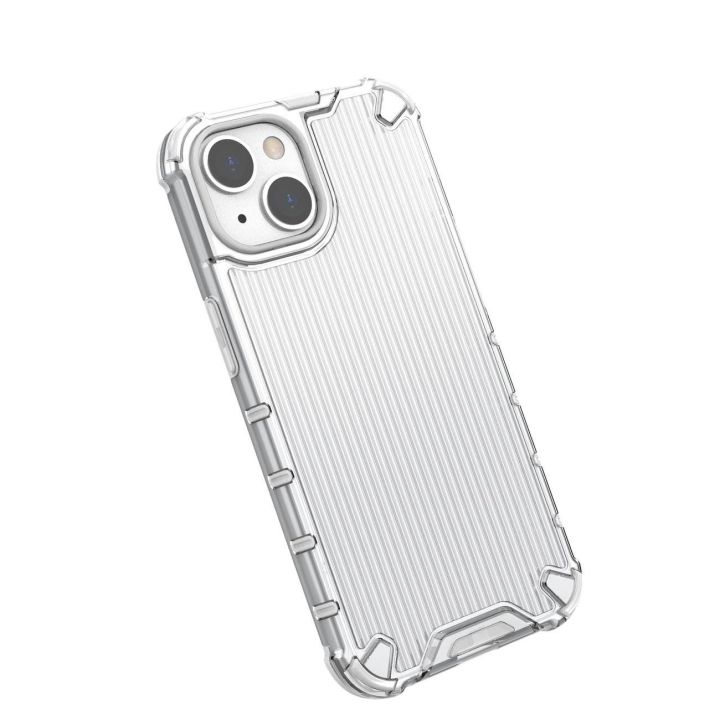 Ombre Protect Case iPhone 14 šarvuotas dėklas rožinės ir mėlynos spalvų