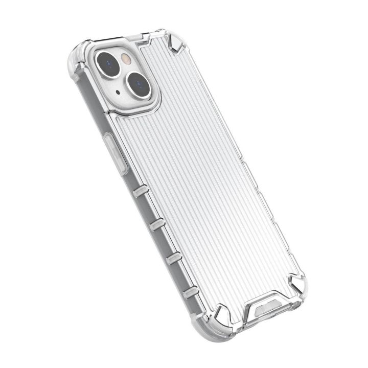 Ombre Protect dėklas iPhone 14 Plus šarvuotas dėklas rožinės ir mėlynos spalvų