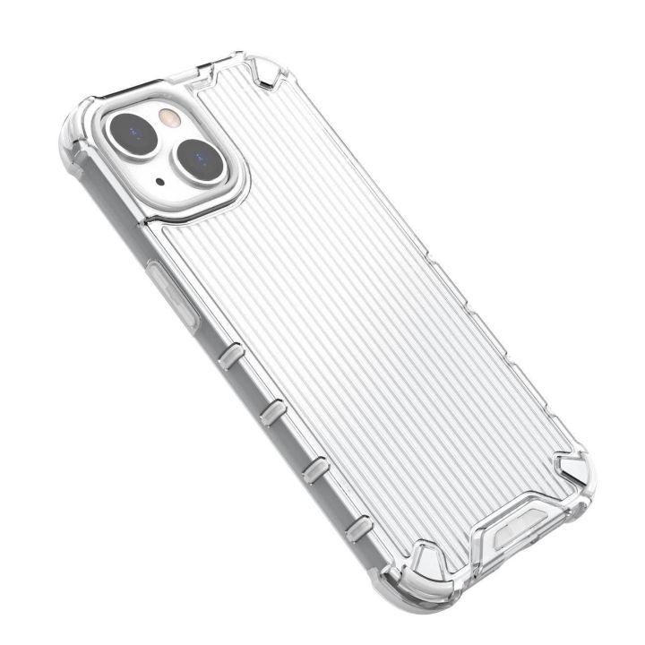 Ombre Protect dėklas iPhone 14 Plus šarvuotas dėklas rožinės ir mėlynos spalvų