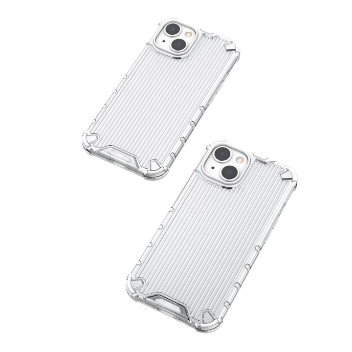Ombre Protect dėklas iPhone 14 Plus šarvuotas dėklas rožinės ir mėlynos spalvų