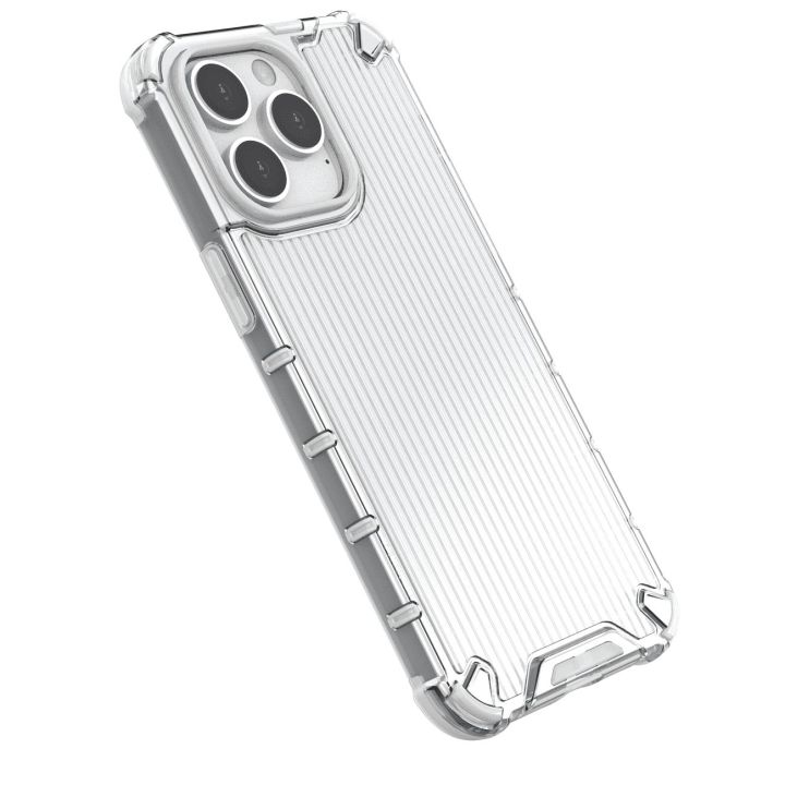 Ombre Protect dėklas iPhone 14 Pro Max šarvuotas dėklas rožinės ir mėlynos spalvų