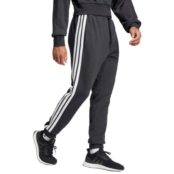 Vyriškos sportinės kelnės adidas Essential 3-Stripes, juodos