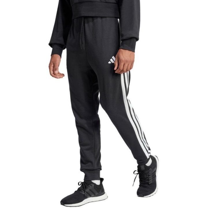 Vyriškos sportinės kelnės adidas Essential 3-Stripes, juodos
