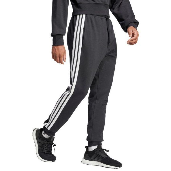Vyriškos sportinės kelnės adidas Essential 3-Stripes, juodos